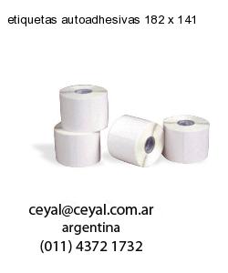 etiquetas autoadhesivas 182 x 141