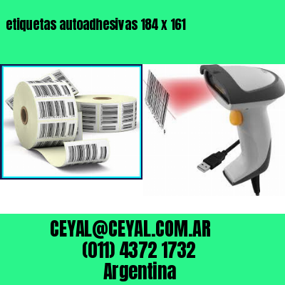 etiquetas autoadhesivas 184 x 161