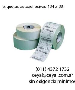 etiquetas autoadhesivas 184 x 88