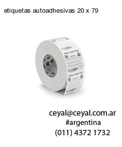 etiquetas autoadhesivas 20 x 79