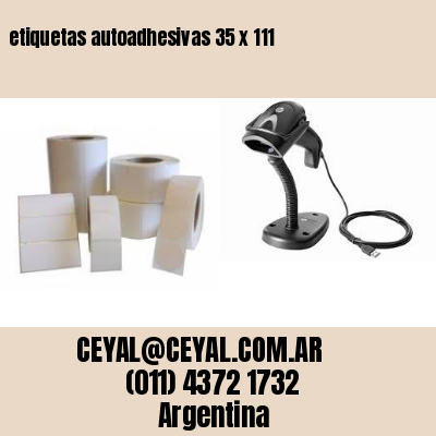 etiquetas autoadhesivas 35 x 111