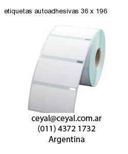 etiquetas autoadhesivas 36 x 196