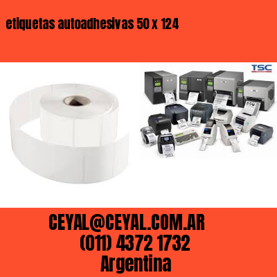 etiquetas autoadhesivas 50 x 124