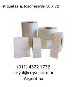 etiquetas autoadhesivas 50 x 72
