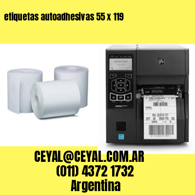 etiquetas autoadhesivas 55 x 119