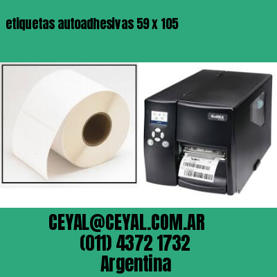 etiquetas autoadhesivas 59 x 105