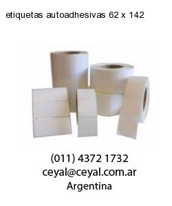 etiquetas autoadhesivas 62 x 142
