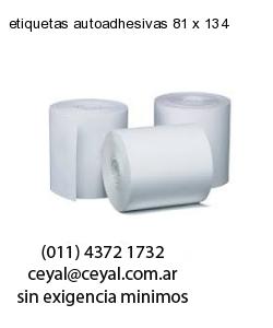 etiquetas autoadhesivas 81 x 134