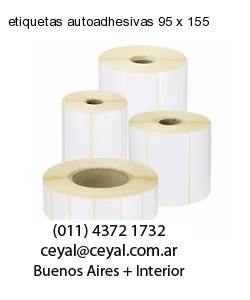 etiquetas autoadhesivas 95 x 155