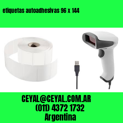 etiquetas autoadhesivas 96 x 144