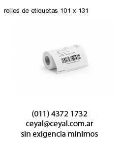 rollos de etiquetas 101 x 131
