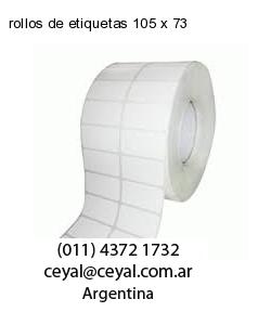 rollos de etiquetas 105 x 73
