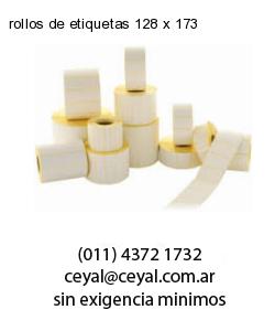 rollos de etiquetas 128 x 173