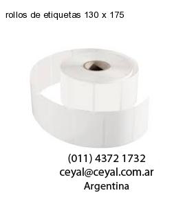 rollos de etiquetas 130 x 175