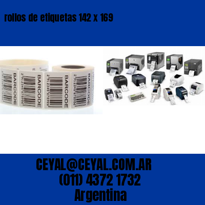 rollos de etiquetas 142 x 169