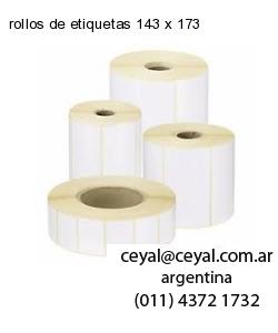 rollos de etiquetas 143 x 173