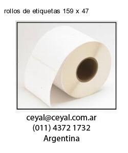rollos de etiquetas 159 x 47