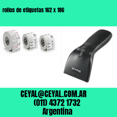 rollos de etiquetas 162 x 186