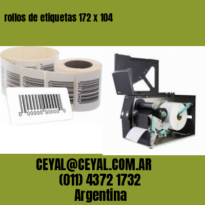 rollos de etiquetas 172 x 104
