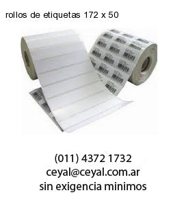 rollos de etiquetas 172 x 50