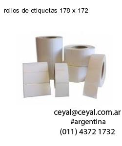 rollos de etiquetas 178 x 172