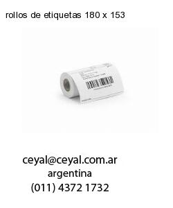 rollos de etiquetas 180 x 153