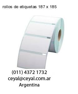 rollos de etiquetas 187 x 185