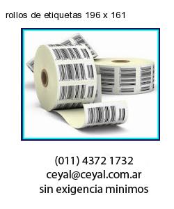 rollos de etiquetas 196 x 161