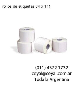 rollos de etiquetas 34 x 141
