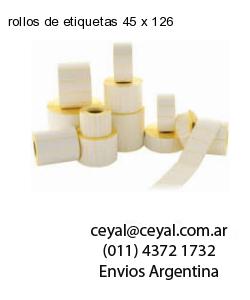 rollos de etiquetas 45 x 126