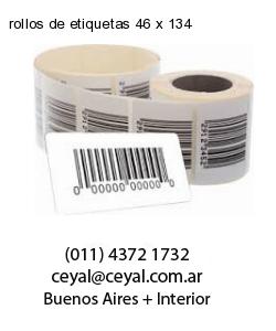 rollos de etiquetas 46 x 134
