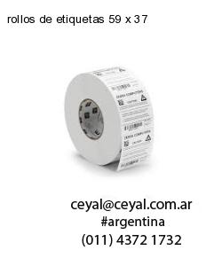 rollos de etiquetas 59 x 37