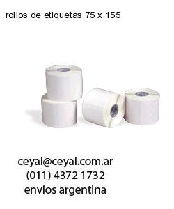 rollos de etiquetas 75 x 155