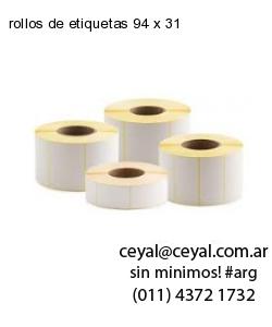 rollos de etiquetas 94 x 31