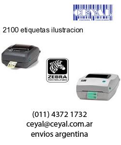 2100 etiquetas ilustracion