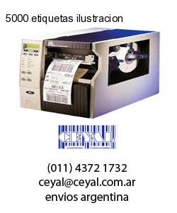 5000 etiquetas ilustracion