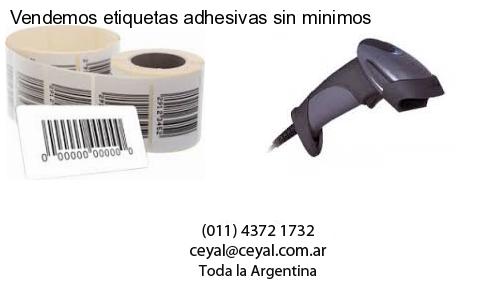Vendemos etiquetas adhesivas sin minimos
