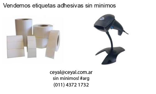 Vendemos etiquetas adhesivas sin minimos