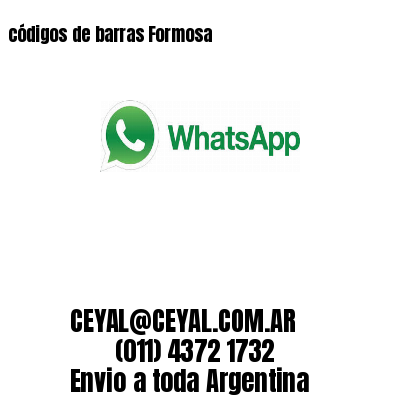 códigos de barras Formosa