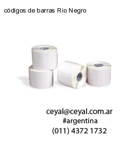 códigos de barras Rio Negro