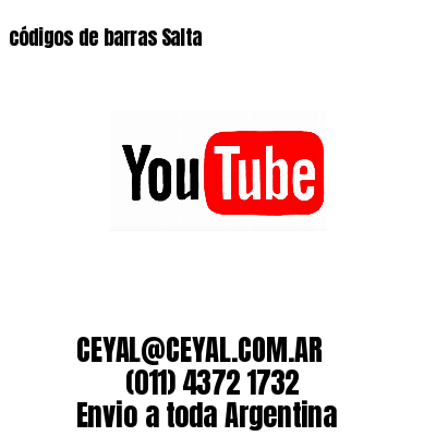 códigos de barras Salta