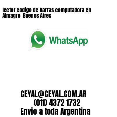 lector codigo de barras computadora en Almagro  Buenos Aires