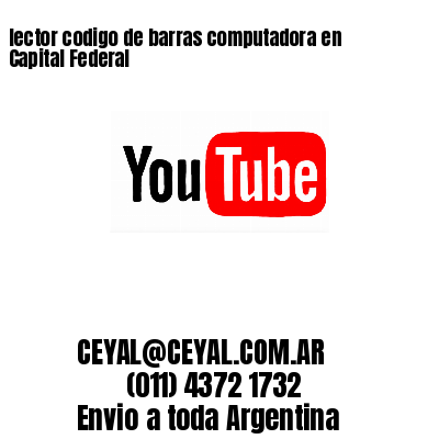 lector codigo de barras computadora en Capital Federal