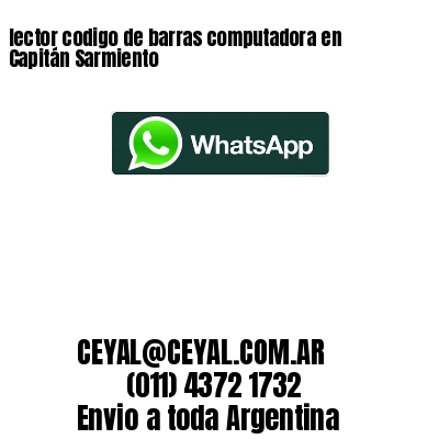 lector codigo de barras computadora en Capitán Sarmiento