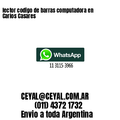 lector codigo de barras computadora en Carlos Casares