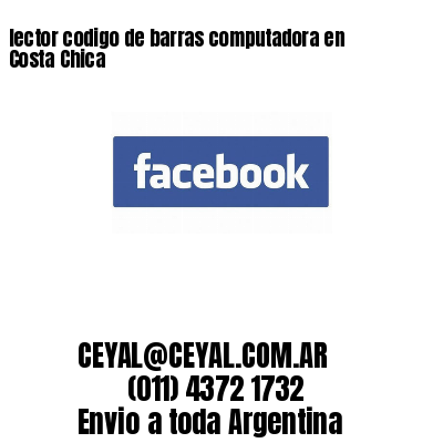 lector codigo de barras computadora en Costa Chica