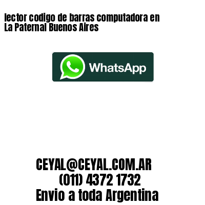 lector codigo de barras computadora en La Paternal Buenos Aires