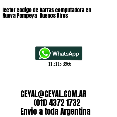 lector codigo de barras computadora en Nueva Pompeya  Buenos Aires