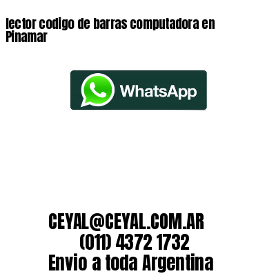 lector codigo de barras computadora en Pinamar