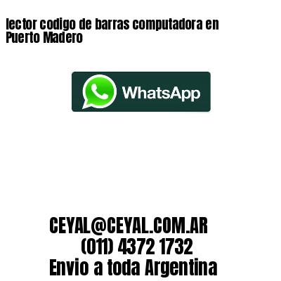 lector codigo de barras computadora en Puerto Madero